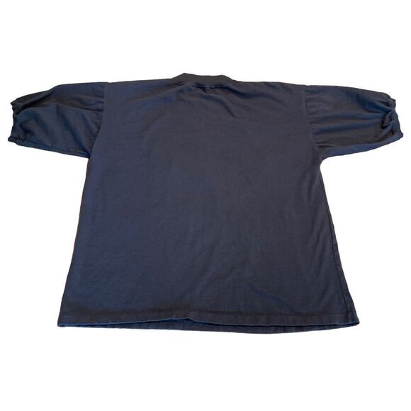 Colorado Rose Textured Graphic Black Mock Neck Short Sleeve Tee XL - Picture 2 of 6